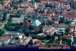 Aerial photo Erfurt
