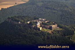 Aerial photo Königstein fortress