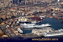 Aerial photo Naples Harbour