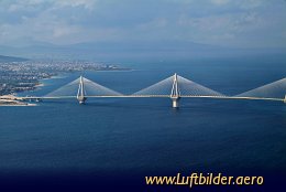 Aerial photo Bridge of Patras