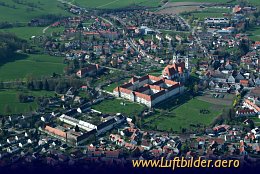 Aerial photo Ottobeuren Benedictine Abbey