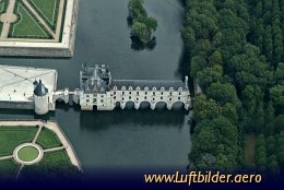 Aerial photo Chateau de Chenonceau