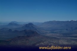 Aerial photo Atlas mountains near Er Rachidia