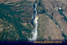 Aerial photo Victoria Falls