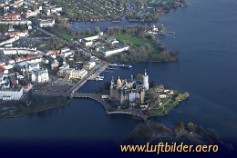 Aerial photo Schwerin Castle