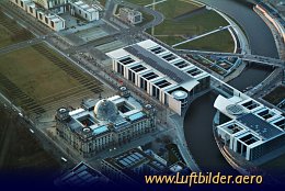 Aerial photo Berlin Reichstag