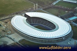 Aerial photo Olympic Stadium Berlin