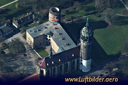 Aerial photo Schloss Wittenberg