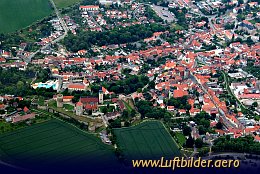 Aerial photo Querfurt Castle