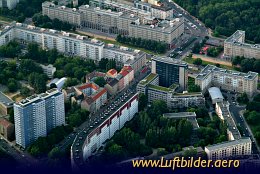 Aerial photo Strasse der Pariser Kommune