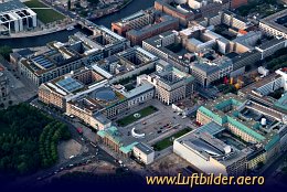 Aerial photo Brandenburg Gate