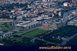 Aerial photo Berlin Reichstag