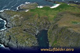 Aerial photo Wild nature in the Arctic region