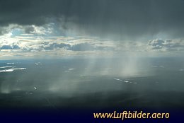 Aerial photo Heavy shower