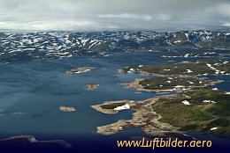Aerial photo Norwegian Highlands in the Summer