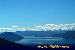 Aerial photo Norways Blue Mountains