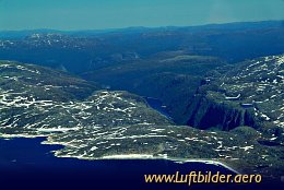Aerial photo Glacier Lakes