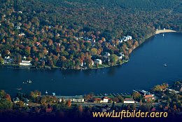 Aerial photo River Dahme between Grünau and Wendenschloss