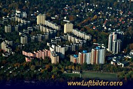 Aerial photo Rollbergsiedlung Lübars