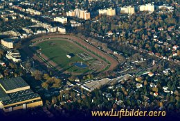 Aerial photo Mariendorf Harness Racing Track