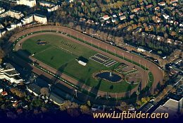 Aerial photo Mariendorf Harness Racing Track