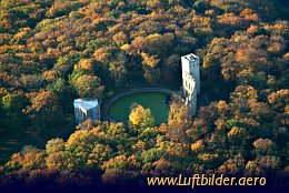 Aerial photo Ruins Hill