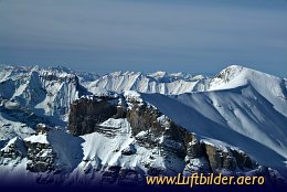 Aerial photo Alps