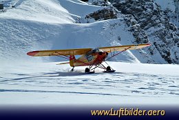 Aerial photo Glacier Flight