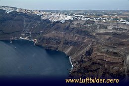 Aerial photo Santorin