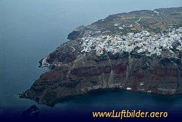 Aerial photo Santorin