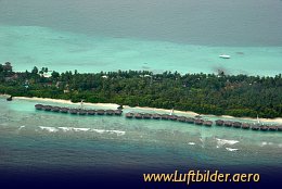 Aerial photo Hotel Resort on the Rashdoo-Atoll