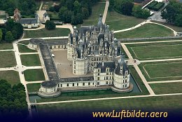Aerial photo Chateau de Chambord