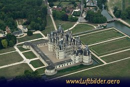 Aerial photo Chateau de Chambord