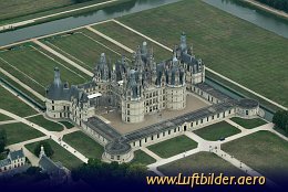 Aerial photo Chateau de Chambord