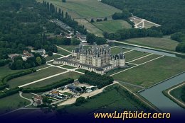 Aerial photo Chateau de Chambord