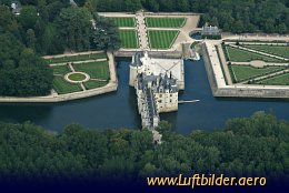 Aerial photo Chateau de Chenonceau