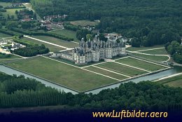 Aerial photo Chateau de Chambord