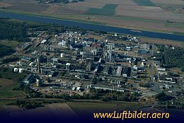 Aerial photo Chemical Factory Nünchritz