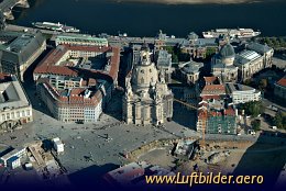 Aerial photo Frauenkirche