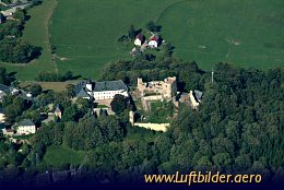 Aerial photo Ruins of  Frauenstein Castle