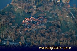 Aerial photo Cecilienhof Palace