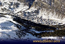 Aerial photo Zermatt