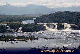 Aerial photo Golondrina Waterfall