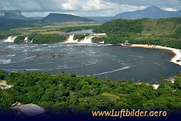 Aerial photo Canaima Lagune