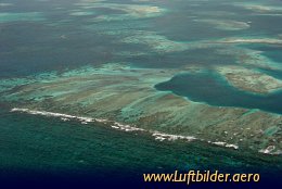 Aerial photo Los Roques