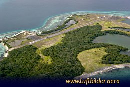 Aerial photo Los Roques Airport