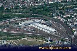 Aerial photo Yard Station in Cologne