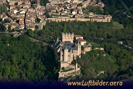 Aerial photo Alcazar of Segovia