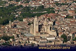 Aerial photo Cathedral of Segovia