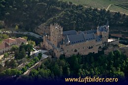 Aerial photo Alcazar of Segovia